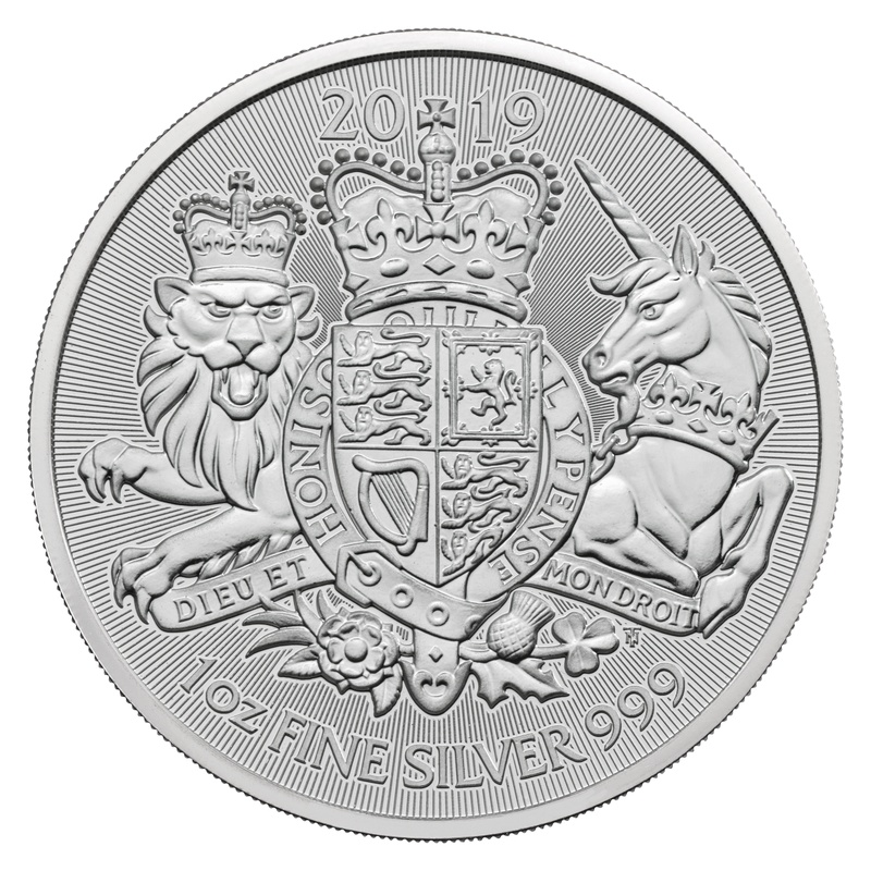 2019 Royal Arms Silver Coin 1oz