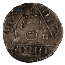 1207-1211 King John Silver Penny Hammered Roberd on Dublin