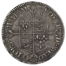 1562 Silver Sixpence Coin Elizabeth I Star