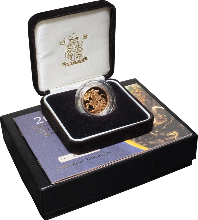 2006 Proof Gold Sovereign Boxed