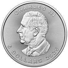 2025 Canadian Silver Maple Leaf Coin 1oz