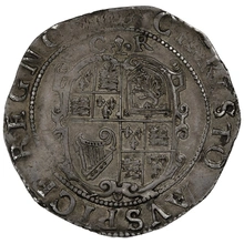 1631-1632 Silver Shilling Coin Charles I Rose