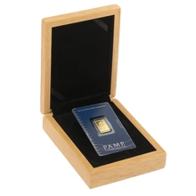 2.5g Gold Bar PAMP Rosa Minted Gift Boxed