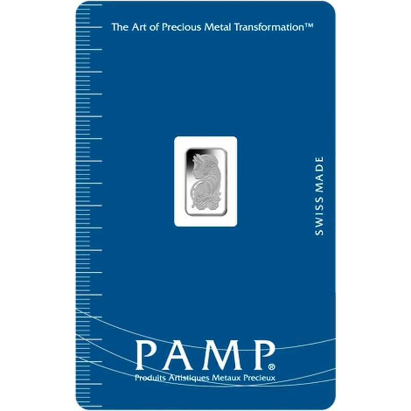 2.5g Palladium Bar PAMP Lady Fortuna 