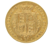 1864 Gold Half Sovereign