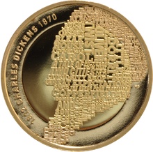 2012 Proof £2 Gold Coin Charles Dickens 200th Anniversary Celebration Boxed