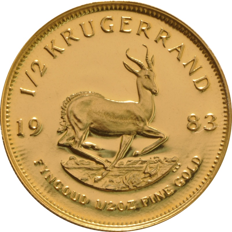 1983 Proof 1/2oz Krugerrand Gold Coin