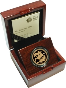 2019 Gold Proof Sovereign Boxed
