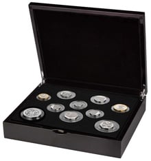 Her Majesty Queen Elizabeth II 2022 Silver Proof Memorial Definitive Coin Set Boxed