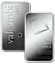50g Silver Bar Grade B