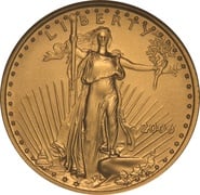 2006 1/10oz American Eagle Gold Coin NGC MS69
