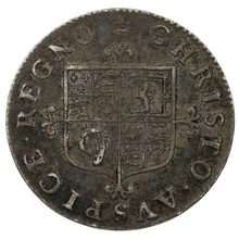 1660-1670 Silver Threepence Charles II Undated Issue