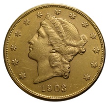 1903 $20 Gold Coin Double Eagle Liberty Head San Francisco
