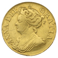 1711 Queen Anne Gold Guinea