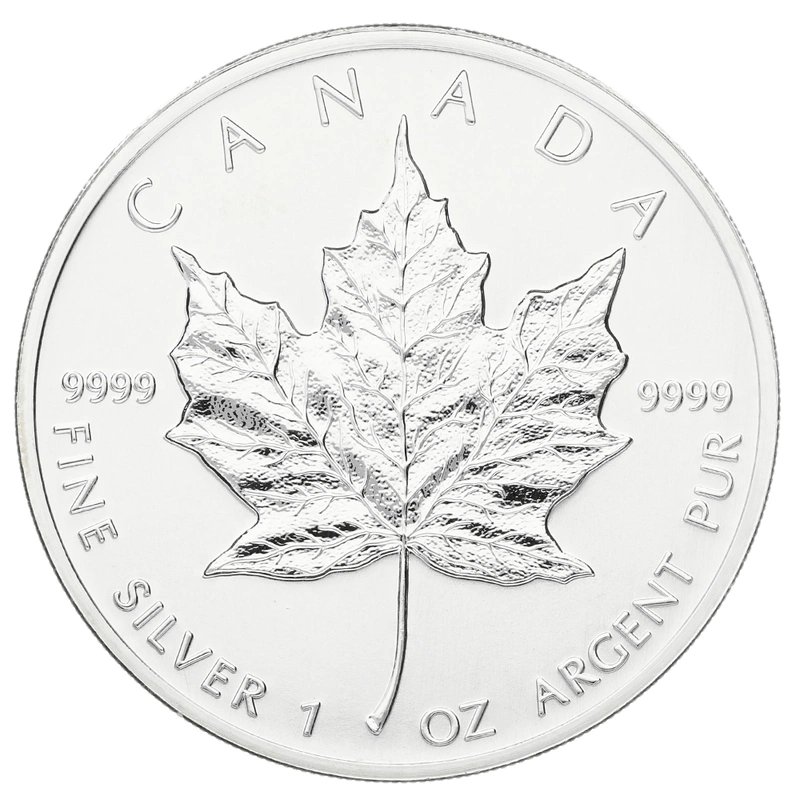 1998 Canadian Silver Maple Leaf Coin 1oz
