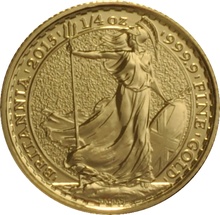 2015 1/4oz Gold Britannia Coin