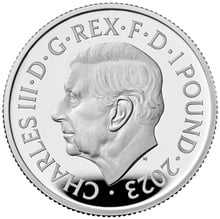 2023 75th Birthday of King Charles III 1/2oz Silver Proof Coin
