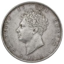 1825 Silver Half Crown Coin George IV