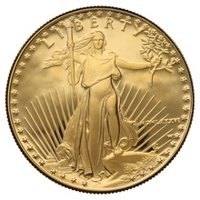 1986 Proof American Eagle Gold Coin 1oz MCMLXXXVI Boxed