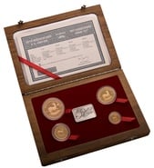1997 Proof Krugerrand 30th Anniversary Gold 4 Coin Set Boxed