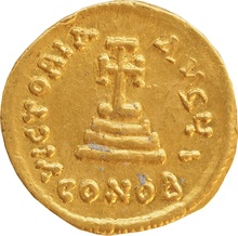 610-641 Gold Solidus Coin Heraclius Constantinople