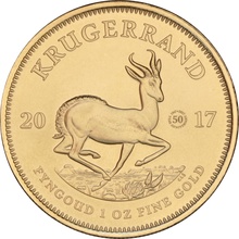 2017 Krugerrand Gold Coin 1oz 50th Anniversary PCGS MS69