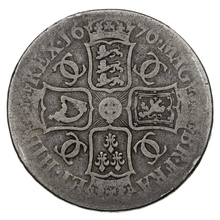 1676 Charles II Silver Crown V OCTAVO