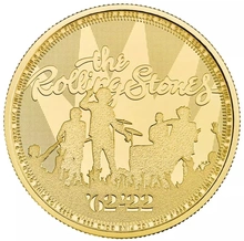 2022 1oz Rolling Stones Gold Coin Music Legends