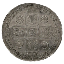 1741 Silver Crown Coin George II D. QVARTO