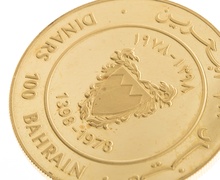 Bahrain 100 Dinars Gold Coin