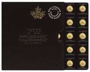 2022 MapleGram 25 x 1g Gold Coins