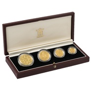 1990 Falkland Islands Elizabeth The Queen Mother 90th Birthday Gold Proof Set Boxed