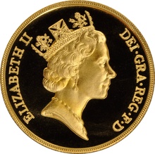 1987 Proof £2 Coin Gold Double Sovereign