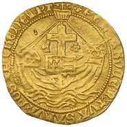 1471-1483 Gold Angel Coin Edward IV Hammered Second Reign