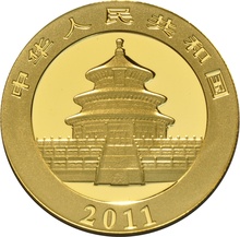 2011 1oz Chinese Panda Gold Coin