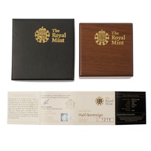 2012 Gold Proof Half Sovereign Boxed