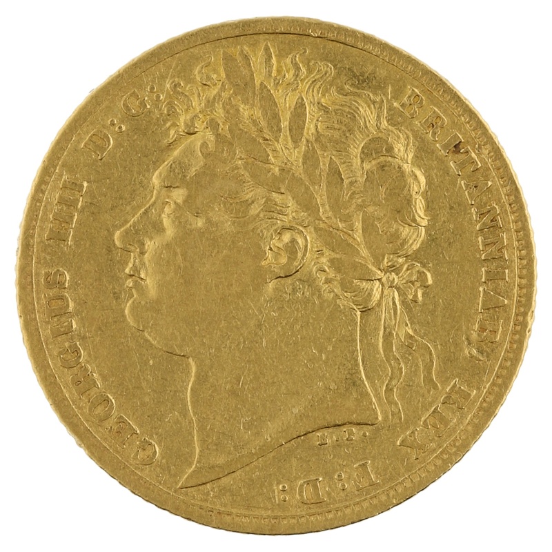 1823 Gold Sovereign Coin