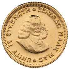 1977 R1 Gold Coin 1 Rand South Africa