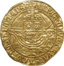 Gold Angel Coin Henry VIII Good Fine