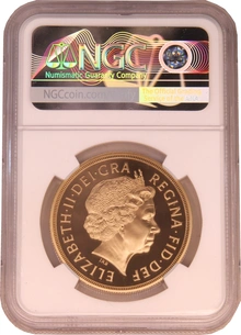 2012 Proof Gold £5 Coin Quintuple Sovereign NGC PF70
