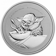 2022 1oz Star Wars Silver Coin Grogu Baby Yoda