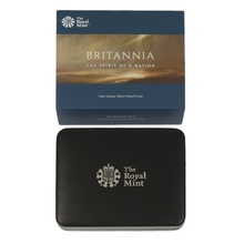 2019 Proof 1oz Silver Britannia Coin Boxed