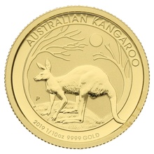 2019 1/10oz Australian Kangaroo Gold Nugget Coin