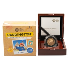 2019 Paddington at St. Paul's Cathedral Fifty Pence 50p Proof Gold Coin Boxed