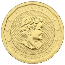 2011 1oz Canadian Mountie Gold Coin 99999