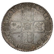 1708 Silver Sixpence Coin Queen Anne 