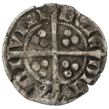 1307-27 Edward II Hammered Silver Penny Bury St Edmunds