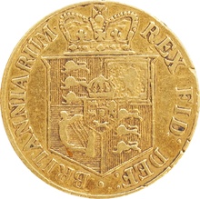 1820 Gold Half Sovereign George III
