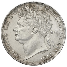 1824 Silver Half Crown Coin George IV