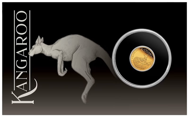 2025 0.5g Australian Mini Roo Proof Gold Coin